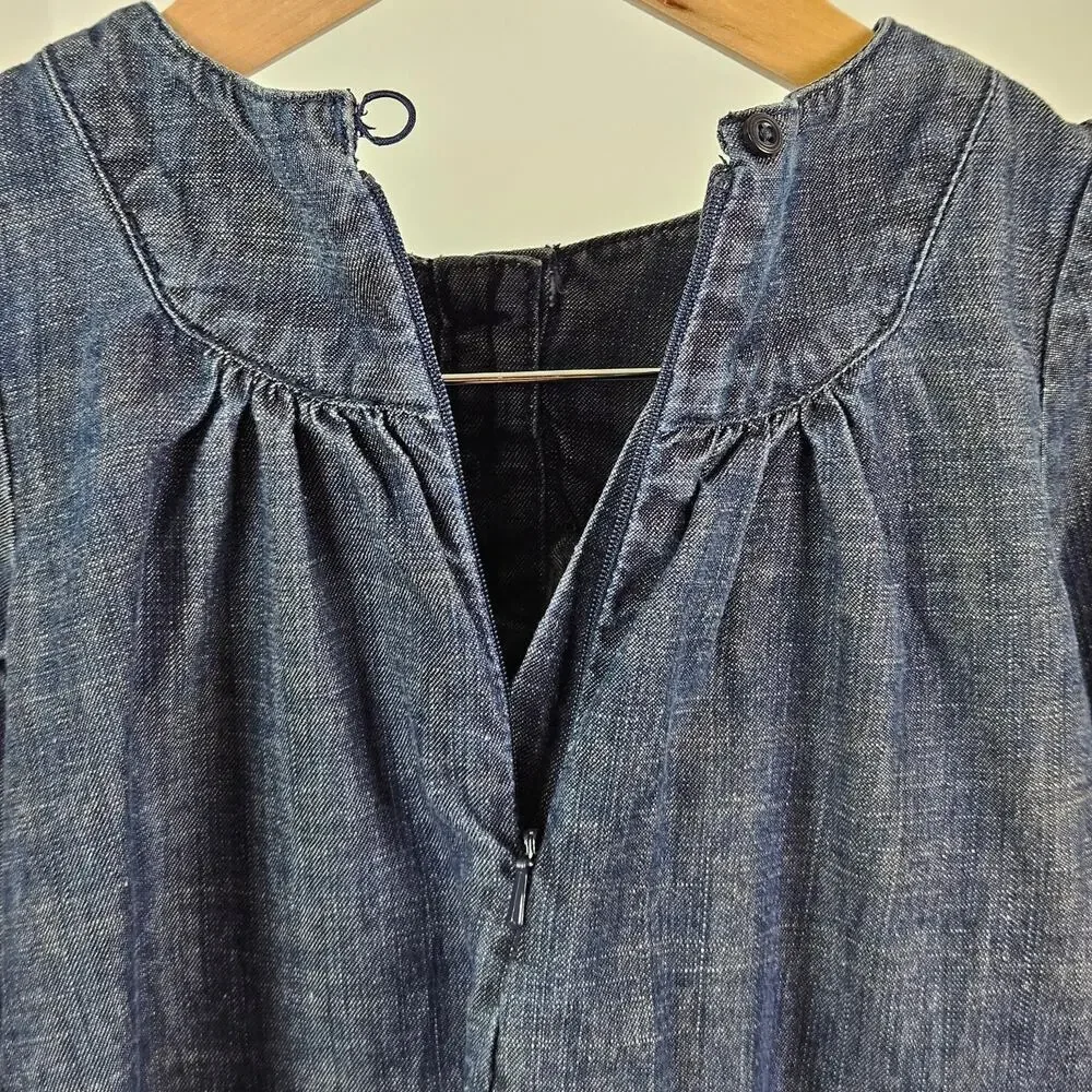 Girl's Denim and Floral Print Spring Summer Dress Bundle Set Size 3 | MINOR FLAW